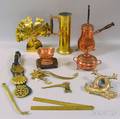 Eleven Brass and Copper Items