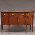 Federalstyle Inlaid Mahogany and Mahogany Veneer Sideboard