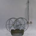 Cast Iron Sink Rack Wrought Iron Twolight Trammel Candle Holder and Two Iron Wheels