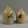 Two Cobaltdecorated Stoneware Jugs