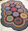 Large Braided Wool Rug