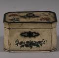 Victorian Painted Wooden Tea Caddy