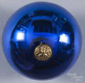 Blue kugel ornament