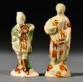 Two Staffordshire Creamcolored Earthenware Figures