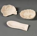 Three Staffordshire Saltglazed Stoneware Molds