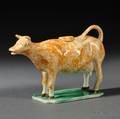 Staffordshire Earthenware Cow Creamer