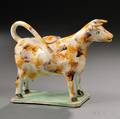 Staffordshire Earthenware Cow Creamer
