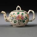 Staffordshire Saltglazed Stoneware Teapot and Cover