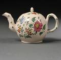 Staffordshire Saltglazed Stoneware Teapot and Cover