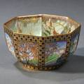 Wedgwood Fairyland Lustre Dana Pattern Octagonal Bowl