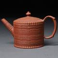 Staffordshire Redware Teapot and Cover