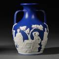 Wedgwood Blue Glazed Stoneware Portland Vase