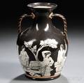 Samuel Alcock Transferprinted Porcelain Portland Vase