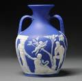Wedgwood Dark Blue Jasper Dip Portland Vase