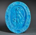 Minton Turquoise Blue Glazed Dish