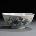 Liverpool Delft Fazackerly Decorated Bowl