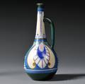 Zuid Holland Gouda Damascus Pattern Pottery Jug