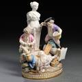 Meissen Porcelain Figural Group