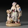 Meissen Porcelain Figural Courting Group
