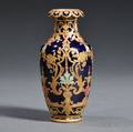 Berlin Porcelain Cobalt Ground Vase