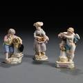 Three Meissen Porcelain Figures