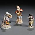 Three Meissen Porcelain Figures