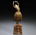 Cast After a Model by Demetre H Chiparus Romanian 18861947 Bronze and Ivory Figure of a Dancer