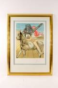 Dali Chevalier Surrealiste Lithograph Signed
