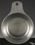 Chester County Pennsylvania pewter tab handled porringer ca 1825
