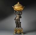 Napoleon III Figural Ormolu and Patinated Bronze Brule Parfum