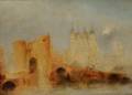 Manner of Joseph Mallord William Turner British 17751851 London Bridge and Tower