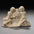 Staffordshire Saltglazed Stoneware Figure Group