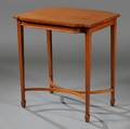 Edwardian Stringinlaid Satinwood Tea Table