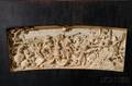 Continental Carved Ivory Relief Plaque Depicting the Battle of the Catalaunian Plains