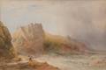 Attributed to William Cook British c 18301890 Shipwreck on a Rocky Coast