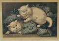 Currier and Ives publishers American 18571907 Two Little Fraid Cats