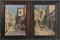 Arabian School 19th20th Century Three Orientalist Street Views