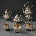 Edward VII Sixpiece Sterling Silver Tea Service