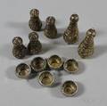 Group of Sterling Silver Open Salts and Shakers