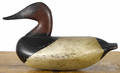 Chesapeake Bay carved and painted canvasback duck decoy earlymid 20th c