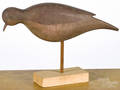 Carved and painted dove decoy early 20th c