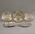 Five Sterling Serving Bowls and Dishes