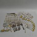 Group of Assorted Sterling Silver and Silverplated Flatware
