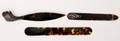 3 Victorian Style Tortoiseshell Paper Knives