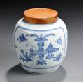 Blue and White Ginger Jar