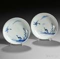 Pair of Blue and White Kosometsuke Dishes