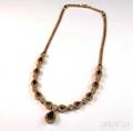 18kt Gold Gemset Necklace