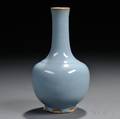 Sky Blueglazed Bottle Vase