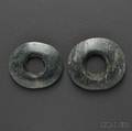 Pair of Mayan Jadeite Ear Spools