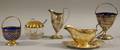 Five Silver and Silvermounted Tableware Articles